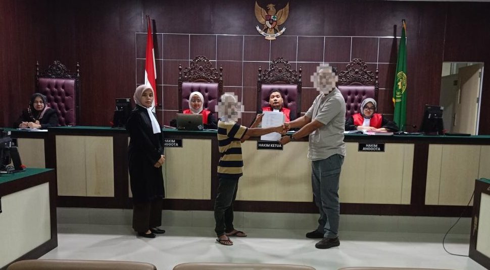 PN MEUREUDU BERHASIL MENERAPKAN RESTORATIVE JUSTICE (RJ) DALAM KASUS PENADAHAN