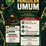 PANGGILAN UMUM PERKARA PERDATA NOMOR 3/PDT.G/2026/PN MRN.