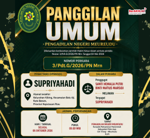 panggilan umum 2026 Nomor 3Pdt.G2026PN Mrn